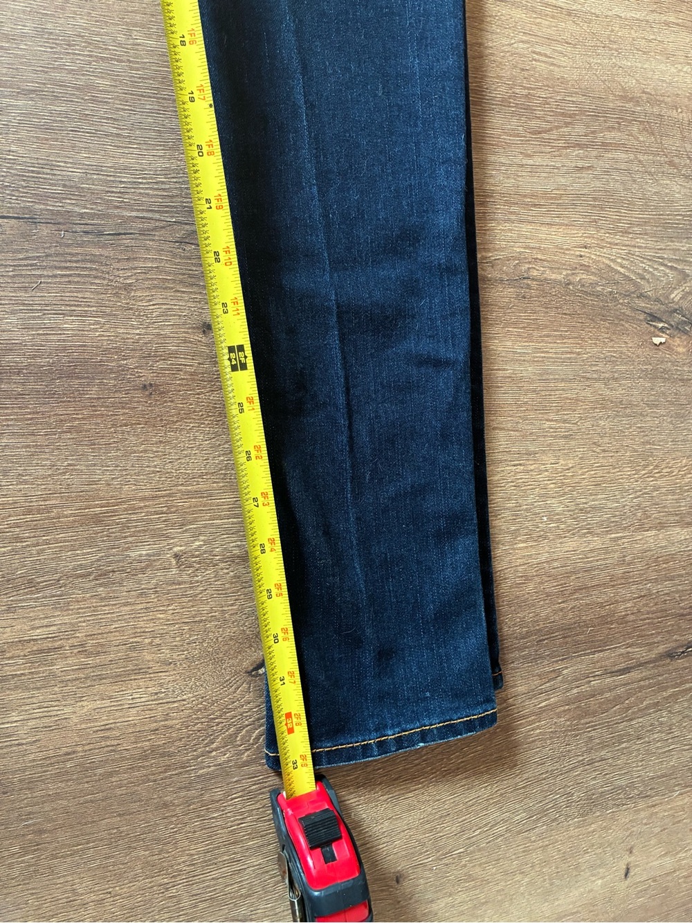 ⚡️Rock Reviva Dark Blue Skinny Jeans with Gold Embroidered Pockets - Picture 5 of 10